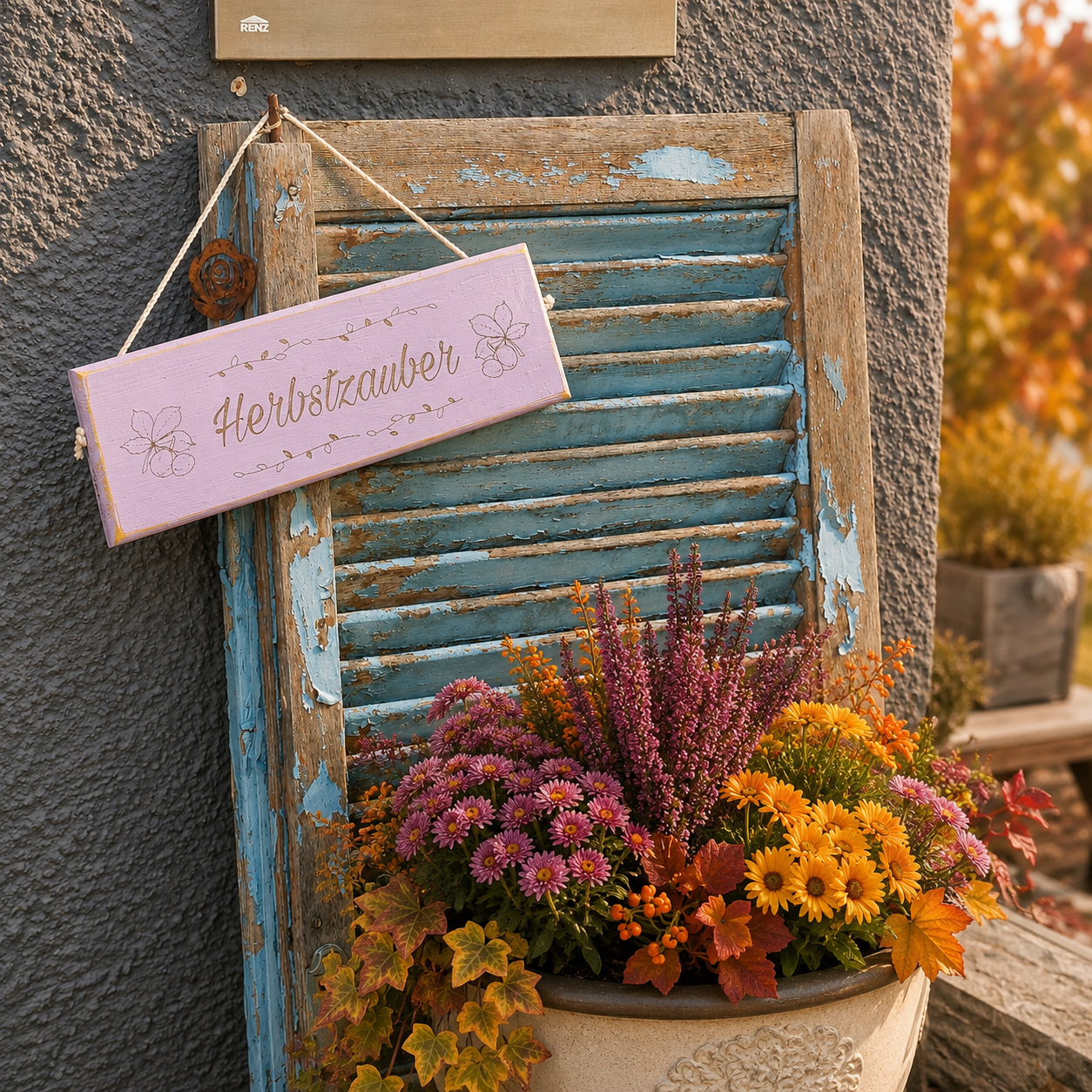 Hängeschild Herbstzauber