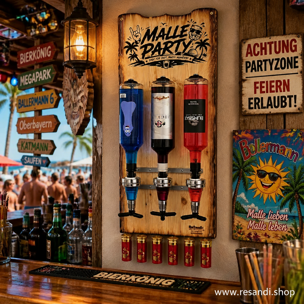 Bar Butler Malle Party inkl. Shotbecher
