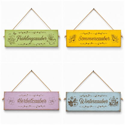 Hängeschilder Jahreszeiten Bundle