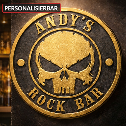 3D Wanddeko Skull