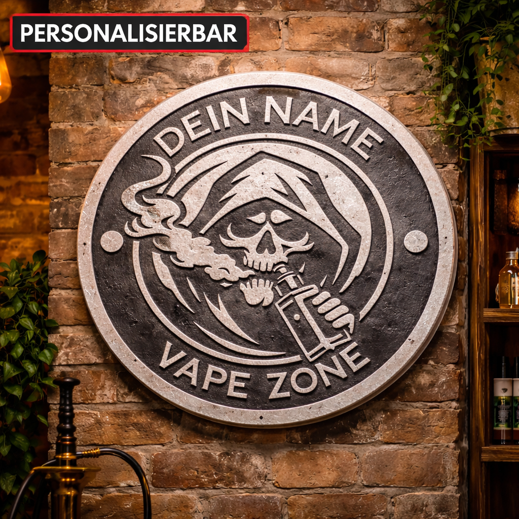 3D Wanddeko Vape personalisiert