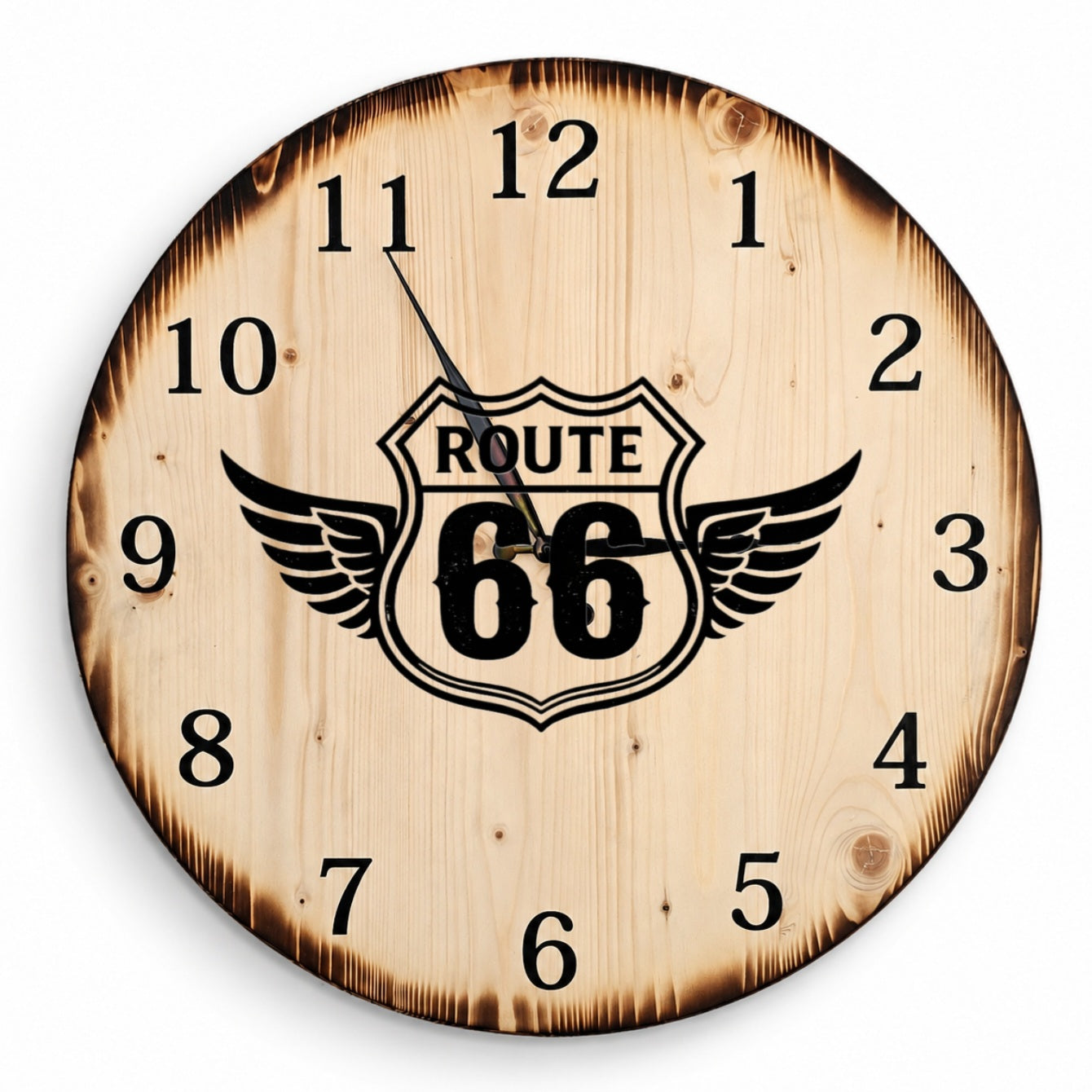 XL Wanduhr 60 cm - Route 66