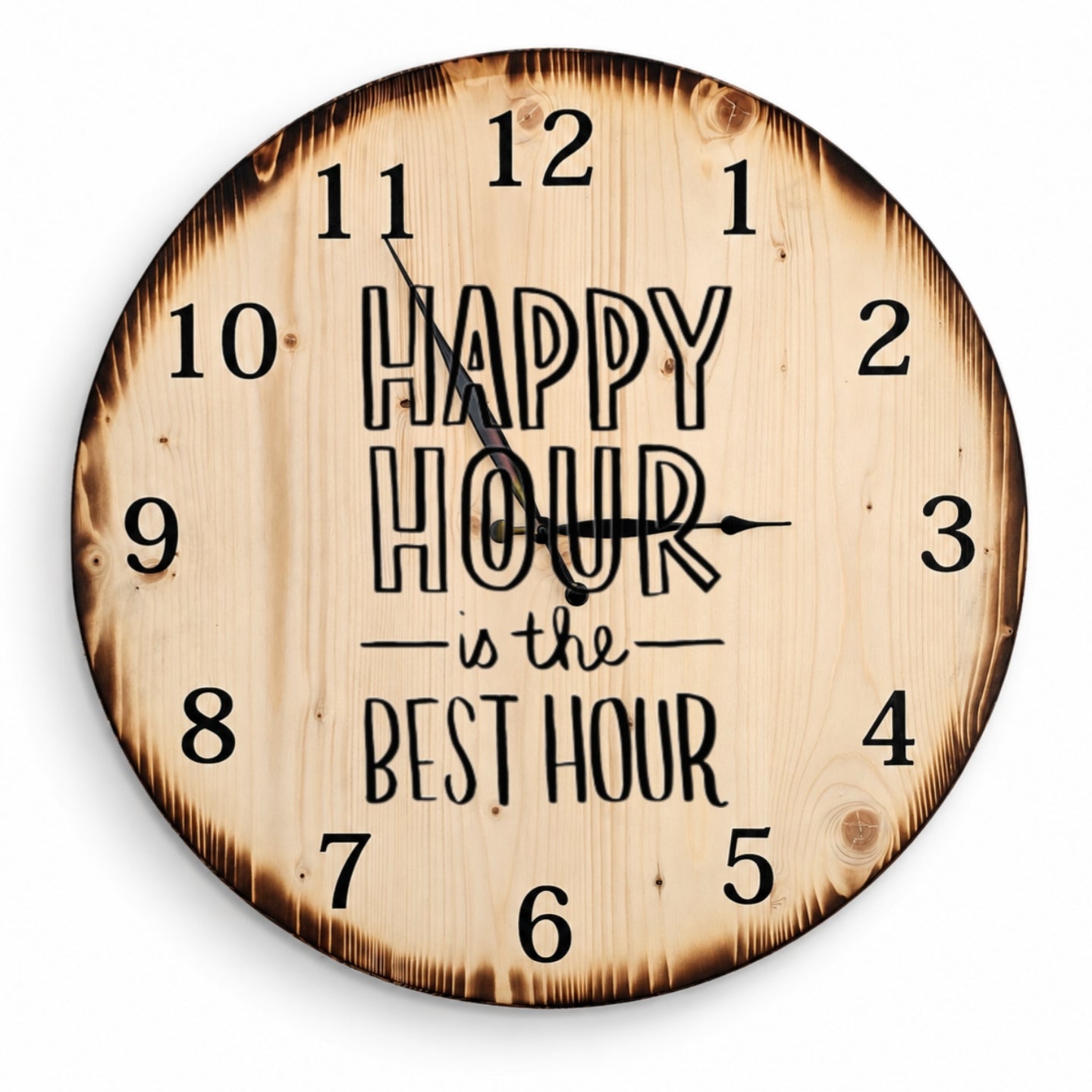 XL Wanduhr 60 cm - Happy Hour