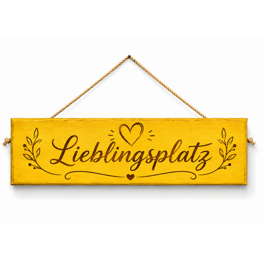 Hängeschild Lieblingsplatz