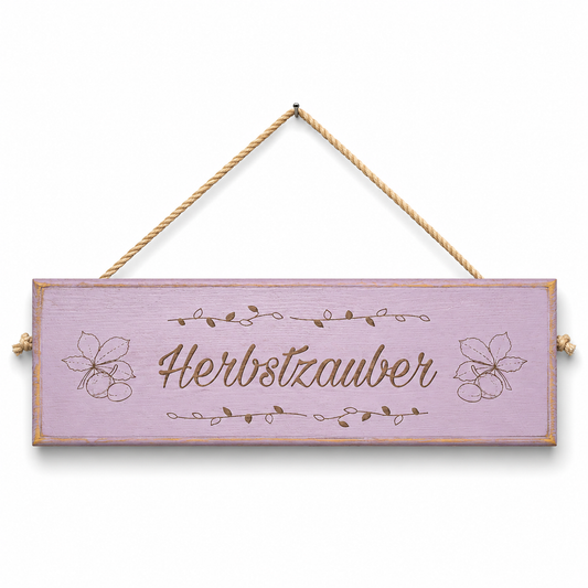 Hängeschild Herbstzauber