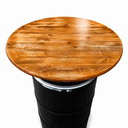 Holztischplatte 80cm - DIY Stehtisch Set - RUSTIKAL