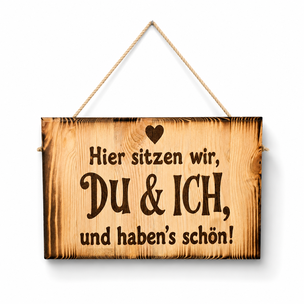 Hängeschild Du & Ich