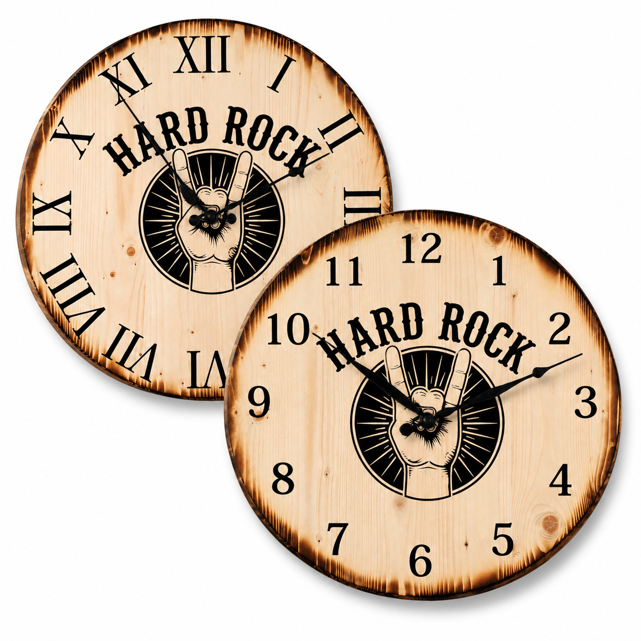 XL Wanduhr 60 cm - Hard Rock